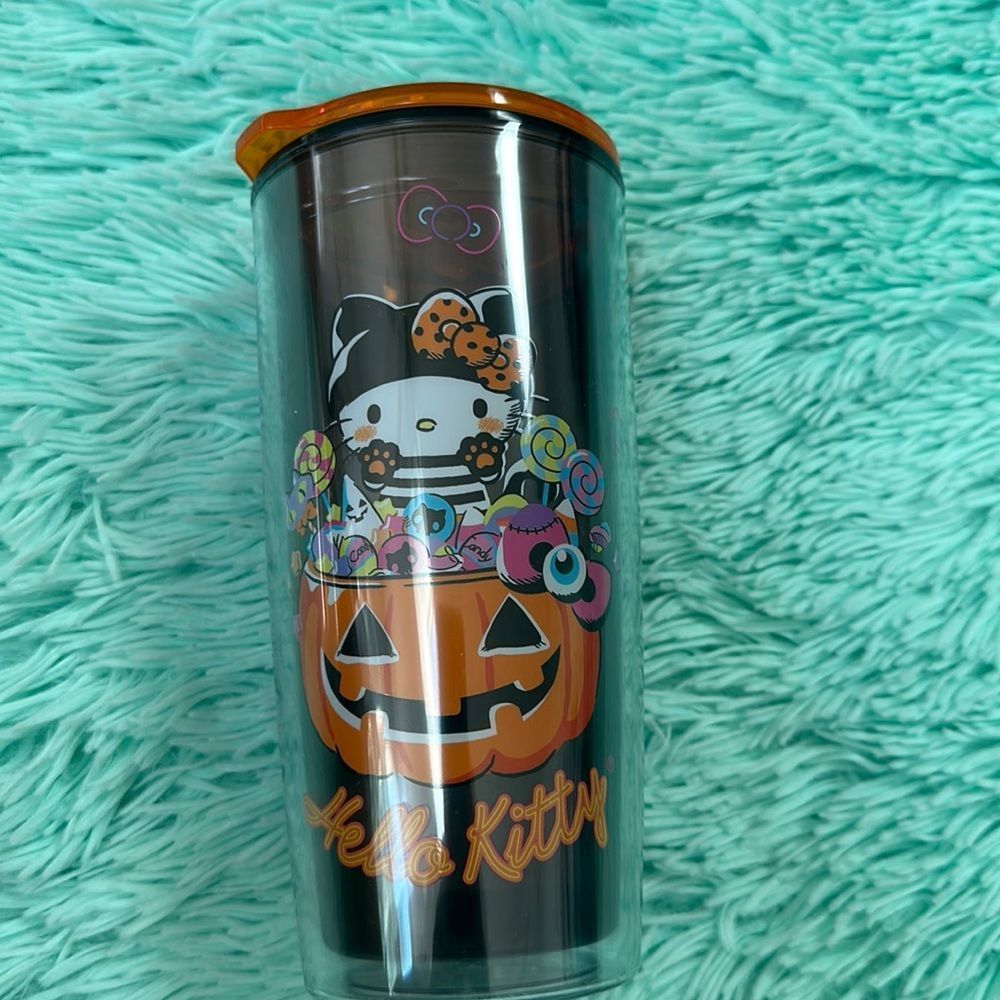 Hello kitty tumbler cup lovely hello kitty Halloween treat or trick